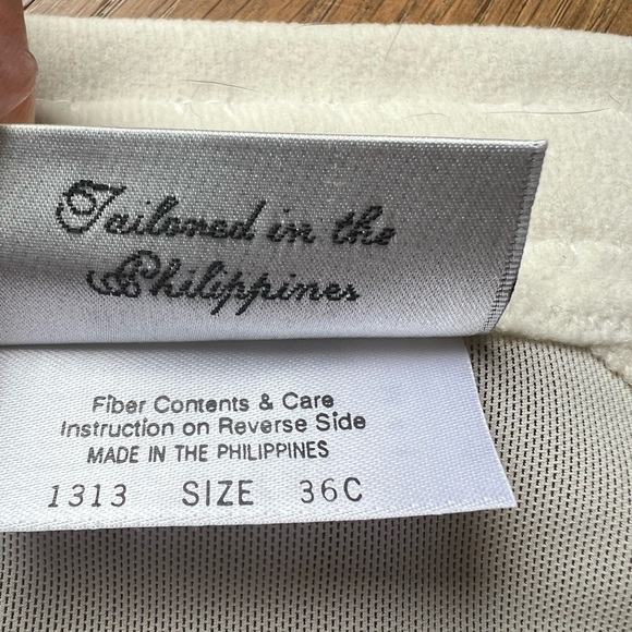 Lady Marlene Bustier Corset Style 01313 White 34C Vintage Beautiful Feminine - Picture 6 of 16